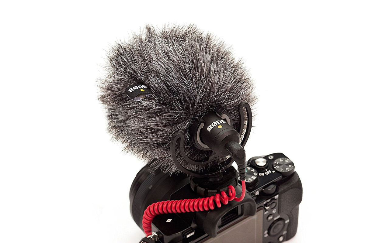 RODE VideoMicro Compact On-Camera Microphone with Deluxe Furry Windshield - Cam Caddie - The Original Universal Stabilizing Camera Handle