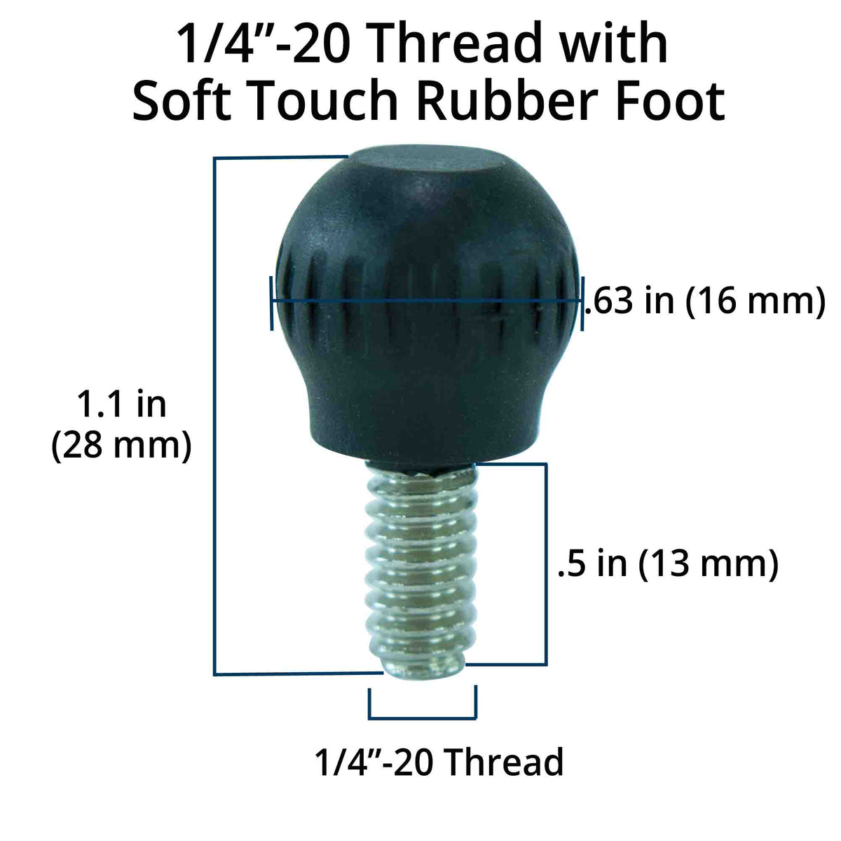 Cam Caddie Cheese Plate Hardware - Spare 1/4&quot;-20 Threaded Screws - Set of 4 - CamCaddie.com