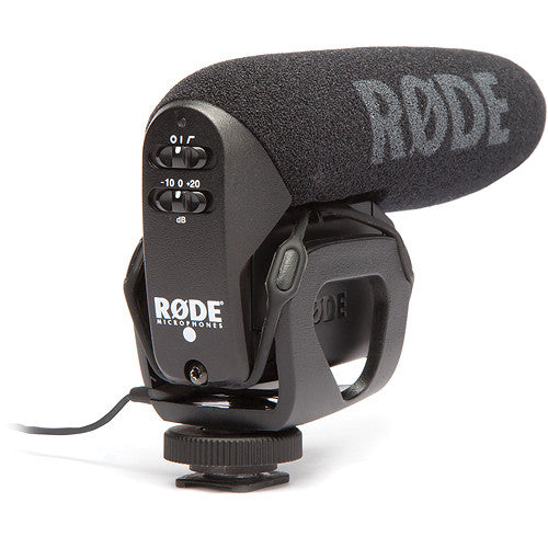 RODE VideoMic PRO-R Camera Mount Shotgun Condenser Microphone - Cam Caddie - The Original Universal Stabilizing Camera Handle