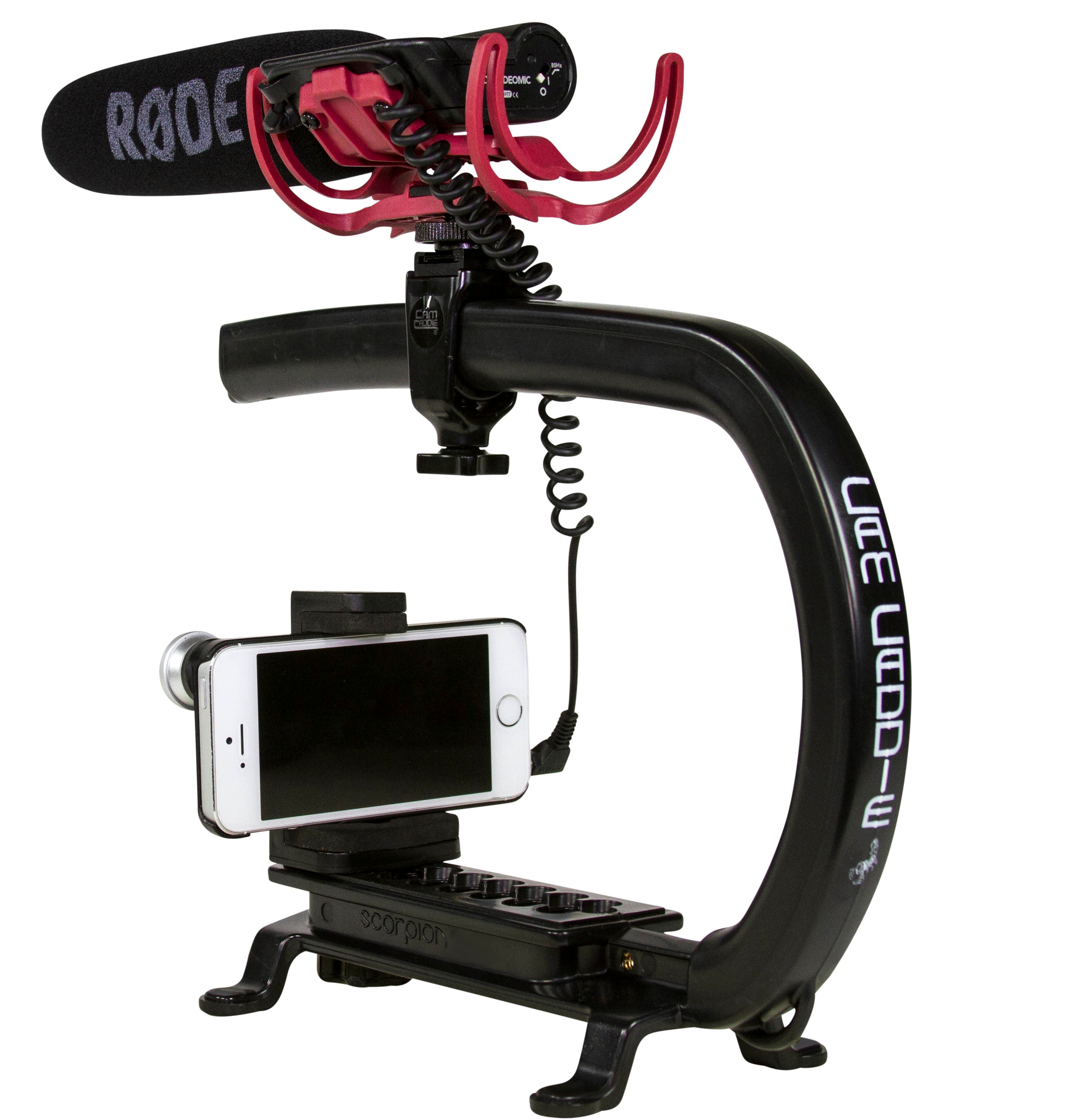 Cam Caddie Scorpion EX Starter Kit + RODE VideoMic GO II Camera Stabil 
