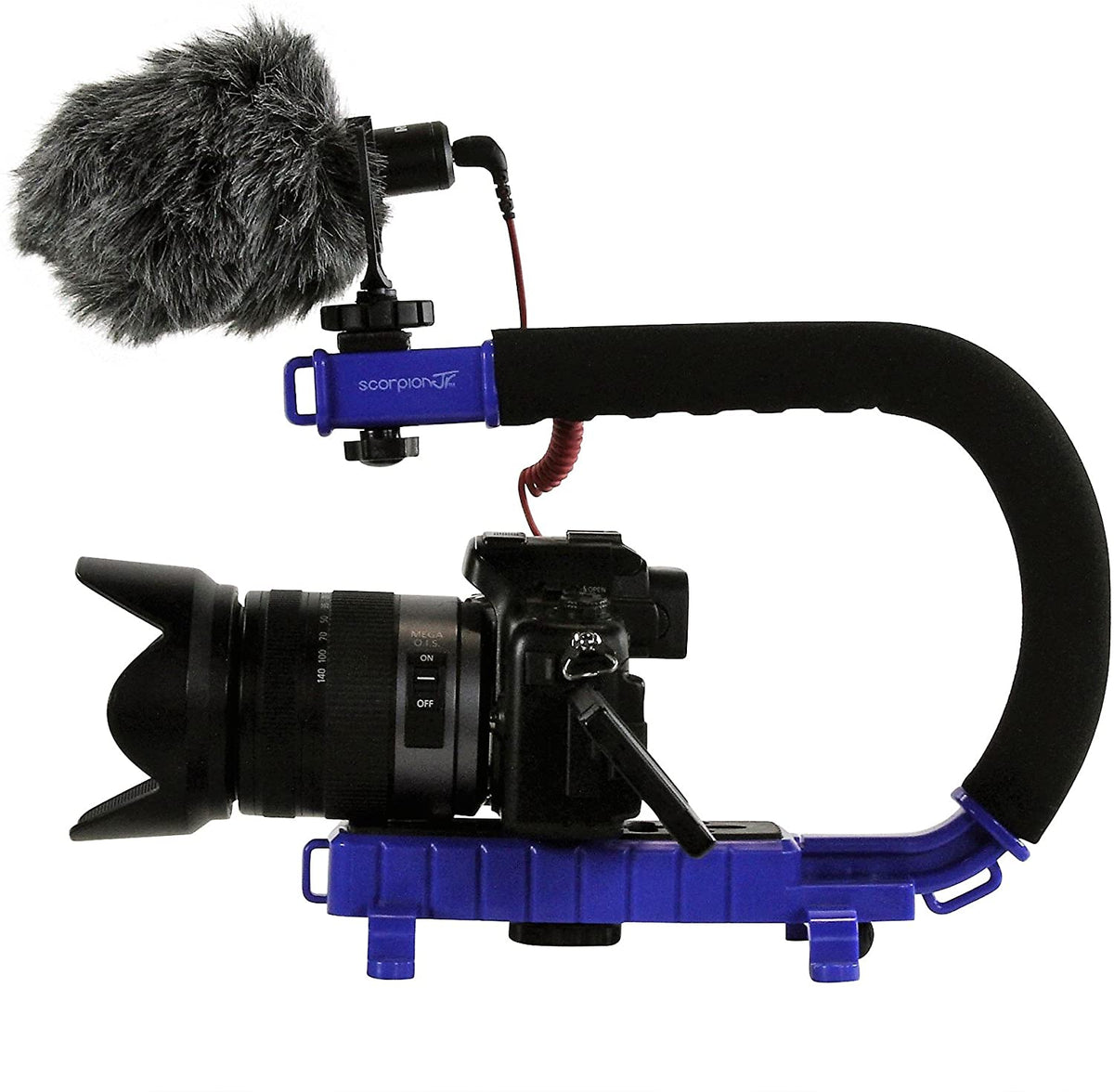 Cam Caddie Scorpion JR + RODE VideoMicro Camera Stabilizer/Microphone Bundle - Cam Caddie - The Original Universal Stabilizing Camera Handle