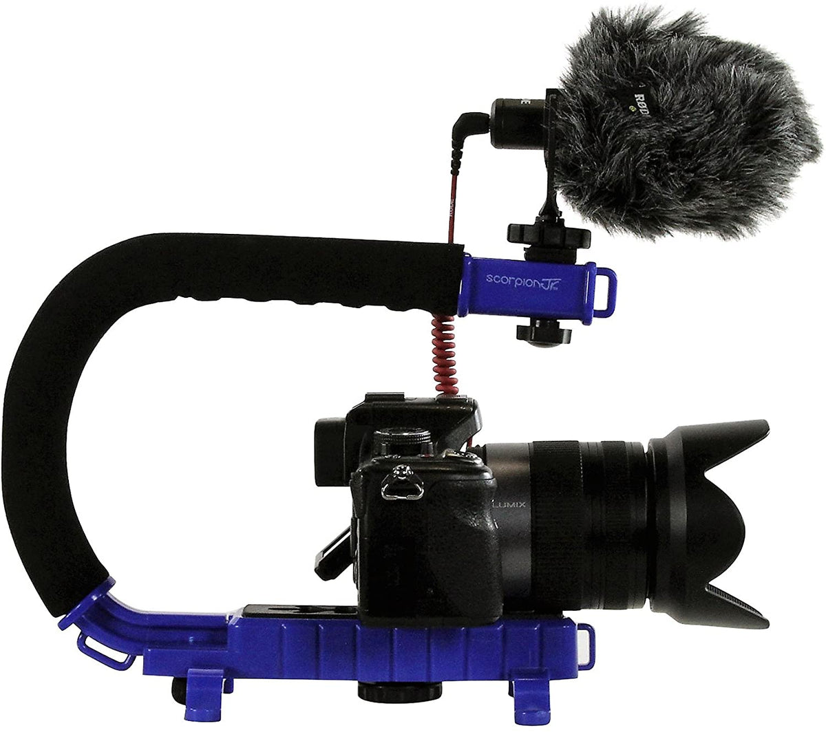 Cam Caddie Scorpion JR + RODE VideoMicro Camera Stabilizer/Microphone Bundle - Cam Caddie - The Original Universal Stabilizing Camera Handle