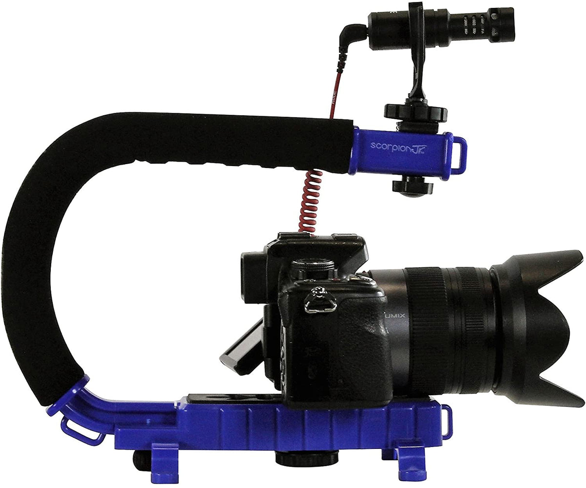 Cam Caddie Scorpion JR + RODE VideoMicro Camera Stabilizer/Microphone Bundle - Cam Caddie - The Original Universal Stabilizing Camera Handle