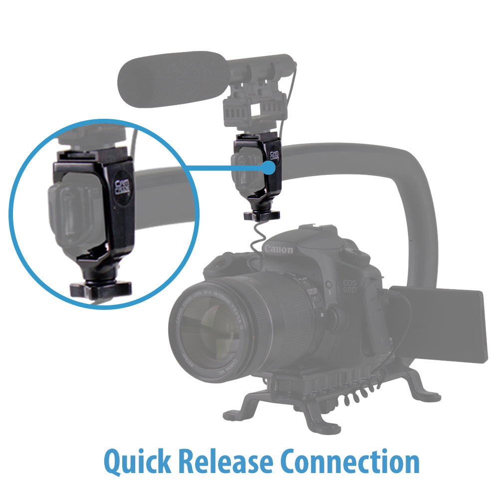 Cam Caddie Accessory Shoe Mount for Scorpion EX / Scorpion Original - Cam Caddie - The Original Universal Stabilizing Camera Handle