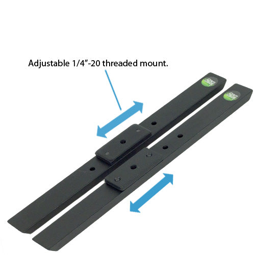 Cam Caddie Accessory Wing - 10 Inch Aluminum Flash Shoe Extention - Cam Caddie - The Original Universal Stabilizing Camera Handle