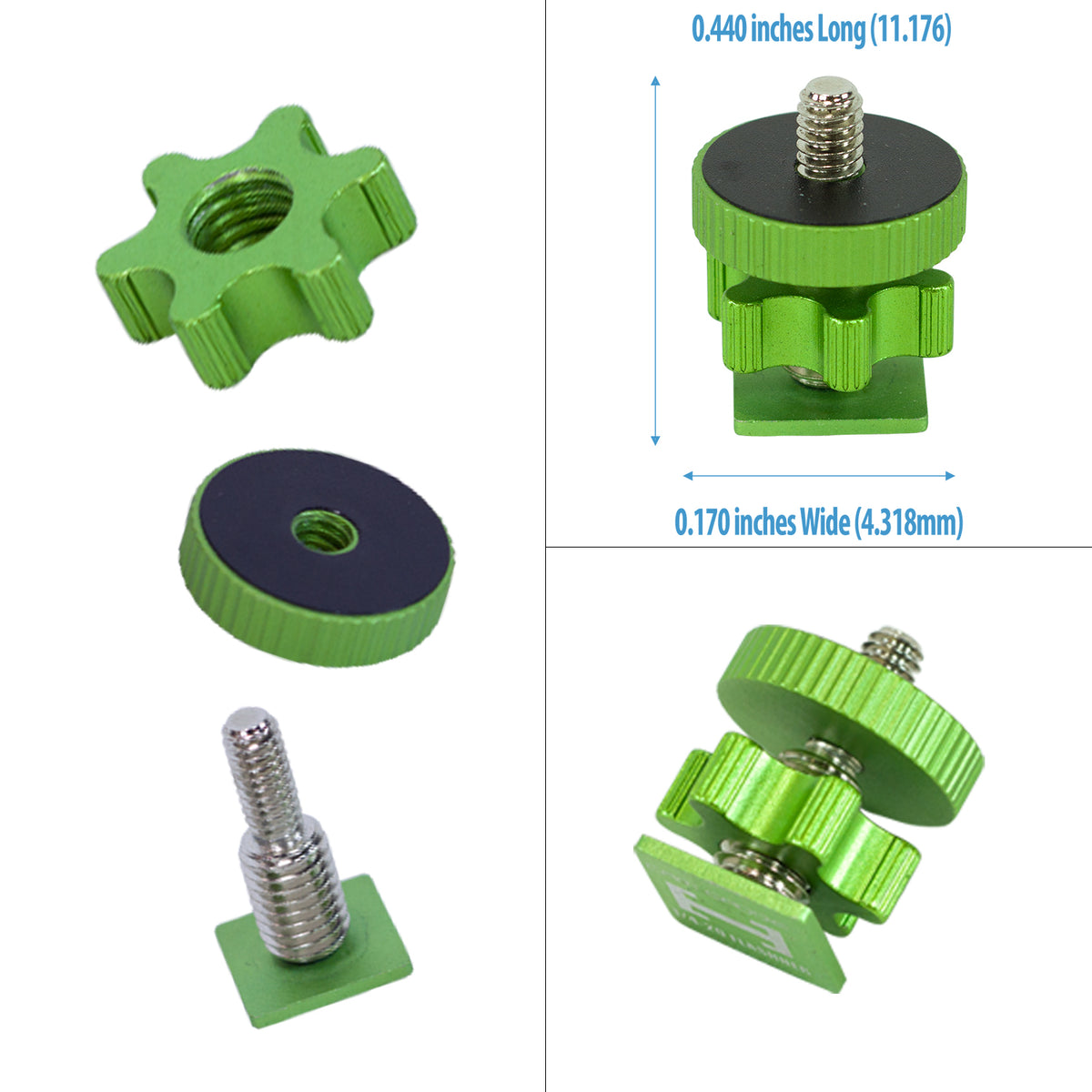 Cam Caddie 1/4&quot;-20 Flashner - Heavy Duty Camera Flash Shoe Adapter - Cam Caddie - The Original Universal Stabilizing Camera Handle