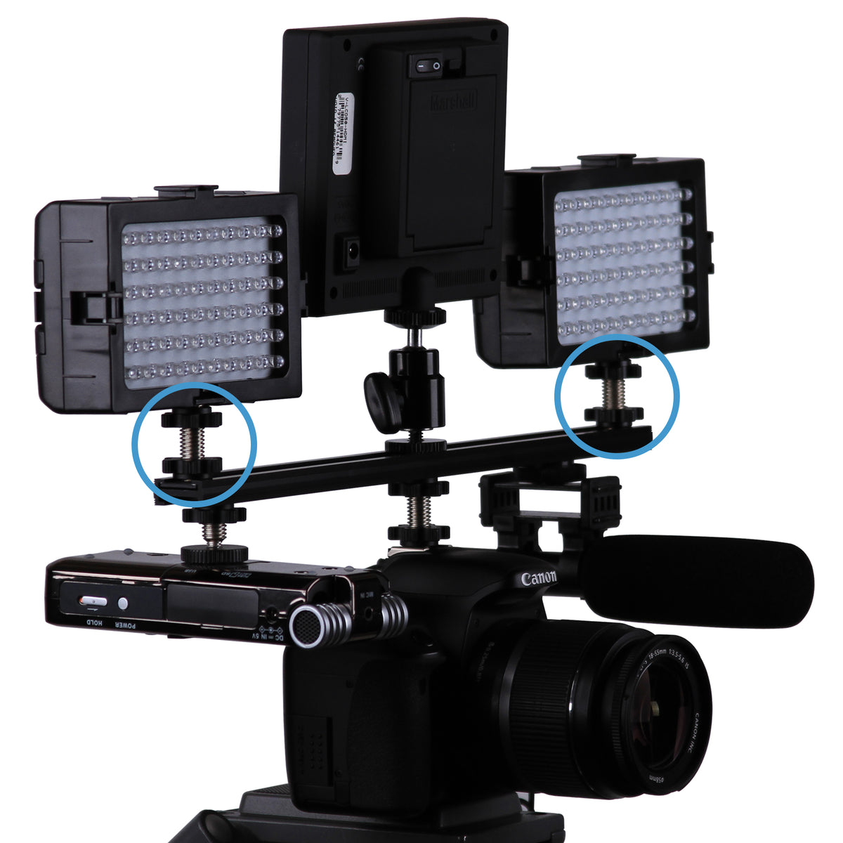 Cam Caddie D-Flashner Dual Sided Cold Shoe Flash Adapter - Cam Caddie - The Original Universal Stabilizing Camera Handle