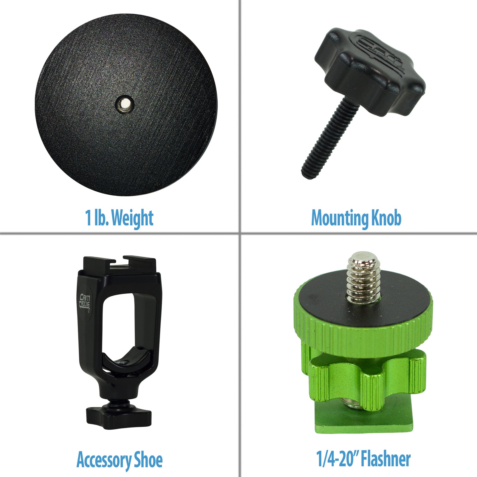 Cam Caddie Scorpion Camera Handle Stabilizing Weight Kit - Cam Caddie - The Original Universal Stabilizing Camera Handle