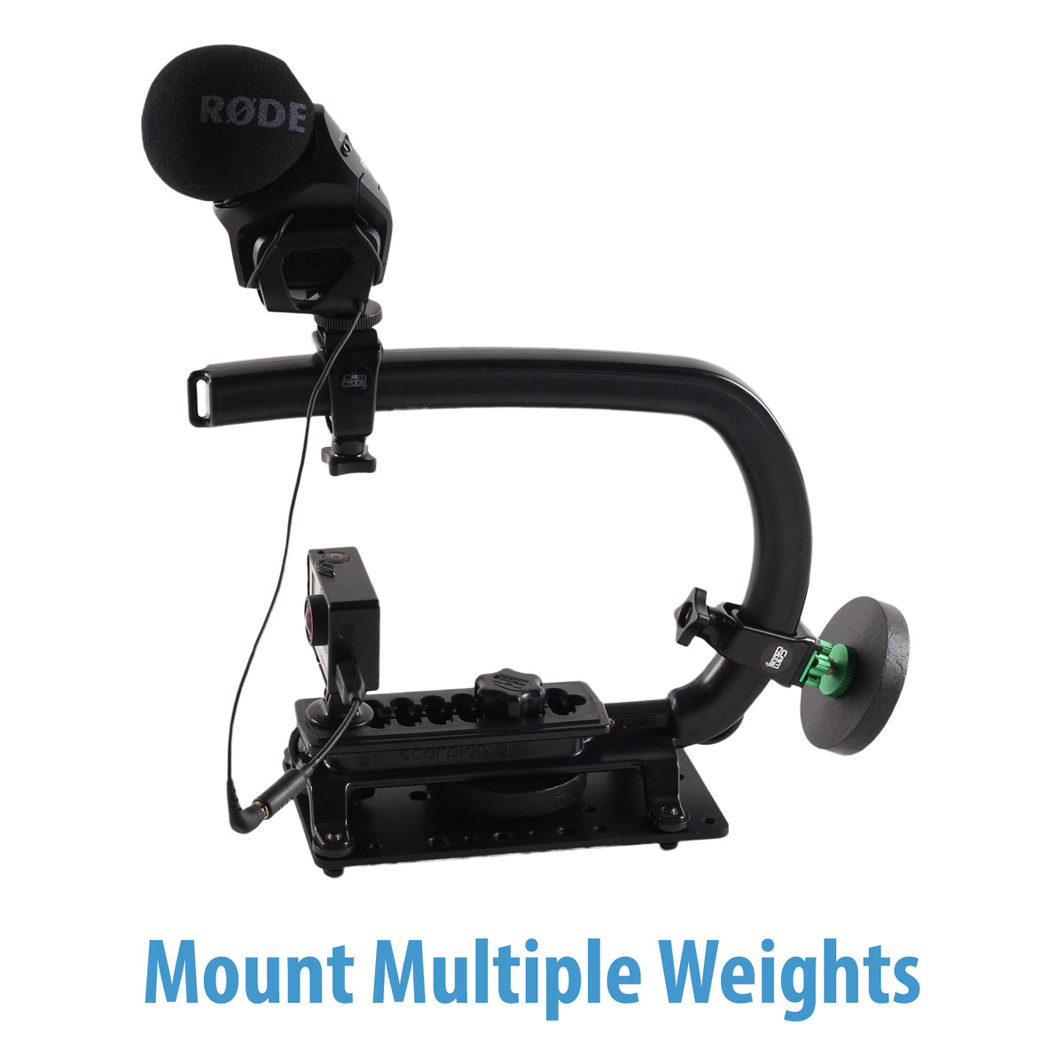 Cam Caddie Scorpion Camera Handle Stabilizing Weight Kit - Cam Caddie - The Original Universal Stabilizing Camera Handle