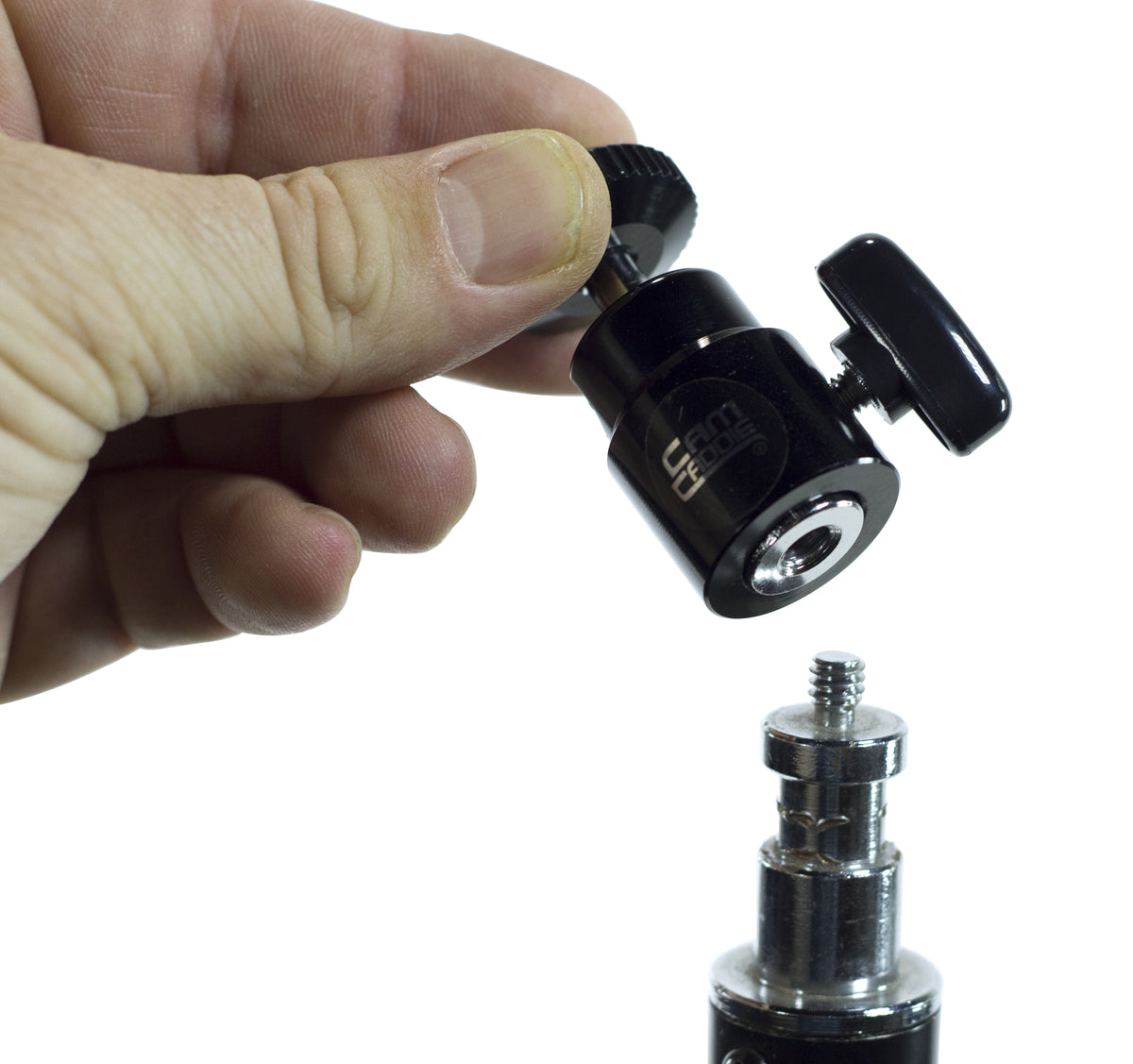 Cam Caddie Mini Ball Head 1/4&quot;-20 Camera Stabilizer Accessory Mount - Cam Caddie - The Original Universal Stabilizing Camera Handle