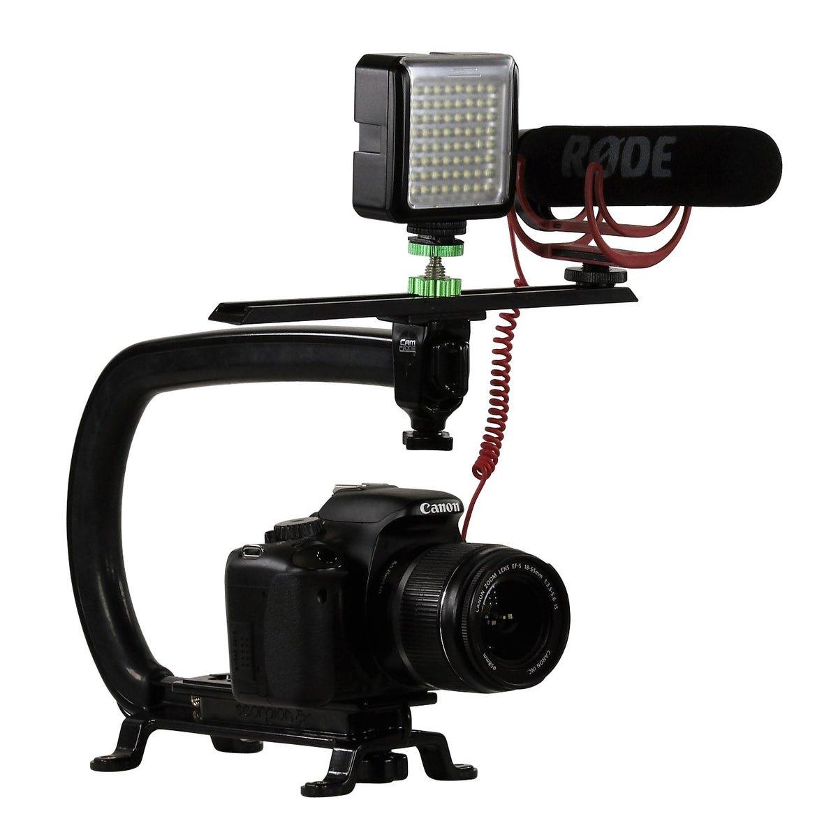 Cam Caddie 10 Inch Camera Stabilizer Accessory Wing + Shoe Mount Kit for Scorpion EX / Original - Cam Caddie - The Original Universal Stabilizing Camera Handle