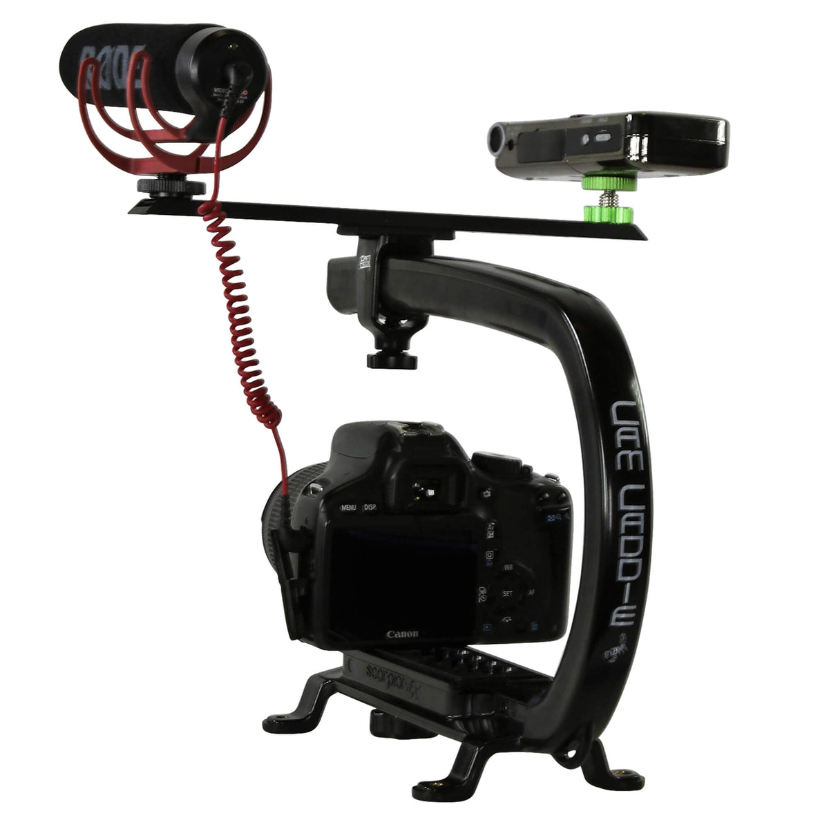 Camera hand held stabilizer dslr RODE Videomic GO Field Recorder with 1/4&quot;-20 adapter for DSLR Camera accessories 