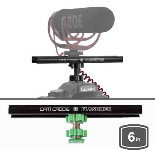6 Inch FLASHNER KIT - COLD SHOE EXTENSION - CamCaddie.com