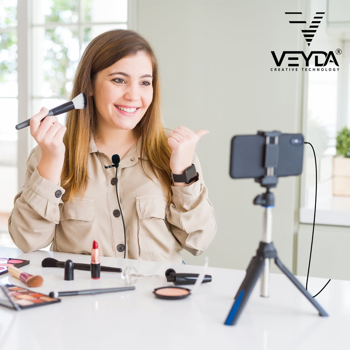 VEYDA VD-SL1 SMARTPHONE LAVALIER MICROPHONE - CamCaddie.com
