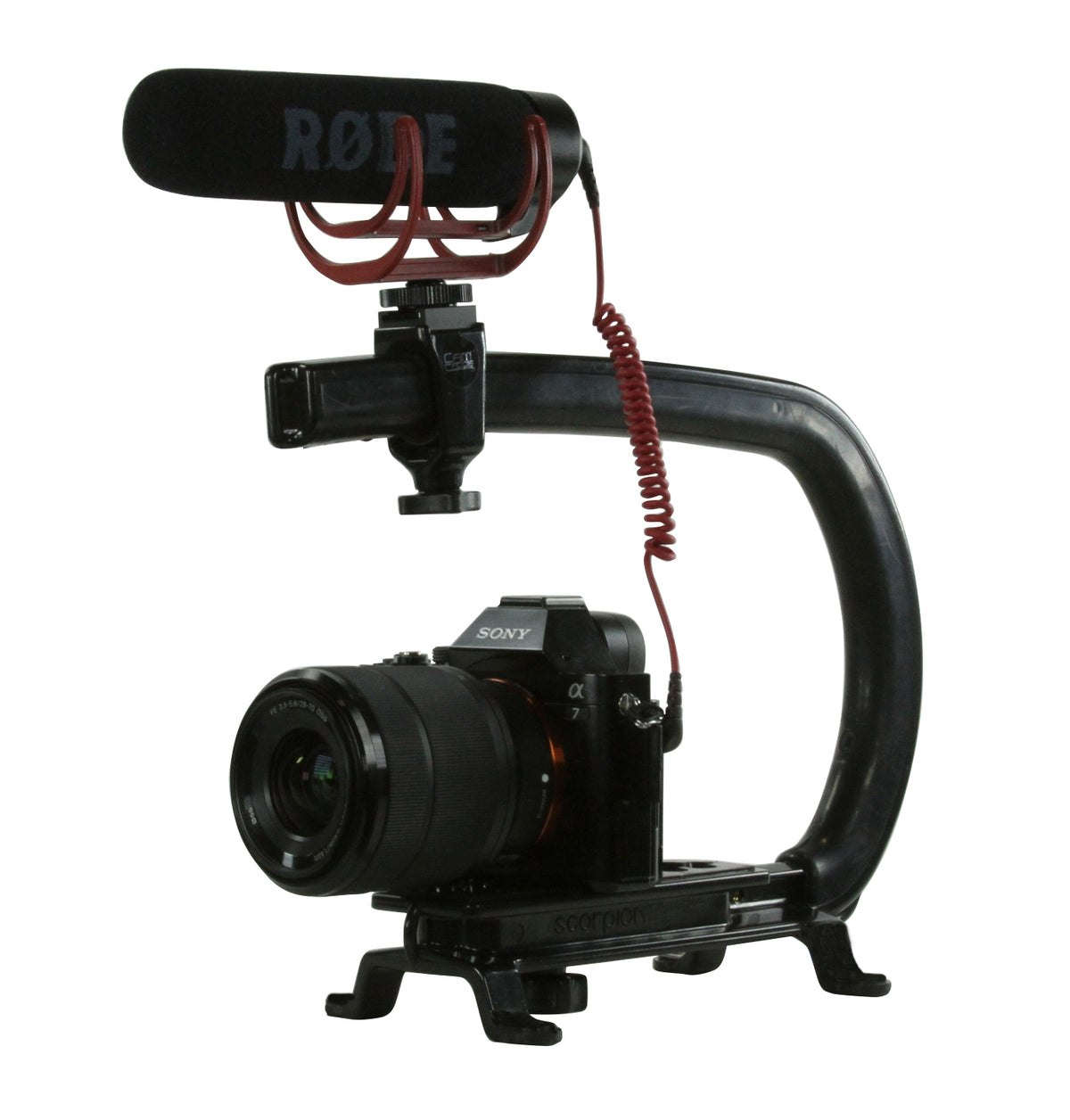 Cam Caddie Scorpion Skate Edition DSLR/GoPro/Mirrorless Camera Stabilizer Handle - Cam Caddie - The Original Universal Stabilizing Camera Handle