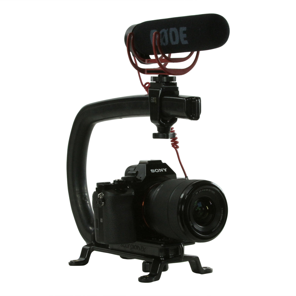 Cam Caddie Scorpion EX Expandable Camera Stabilizer - Skateboard Handle with Threaded Brass Feet - CamCaddie.com