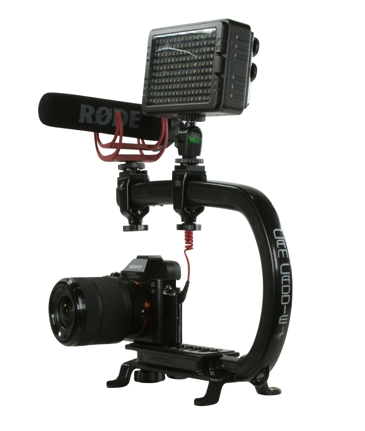 Cam Caddie Scorpion MAX Edition Universal Stabilzing Camera Handle - Includes 2 Accessory Shoes - Cam Caddie - The Original Universal Stabilizing Camera Handle