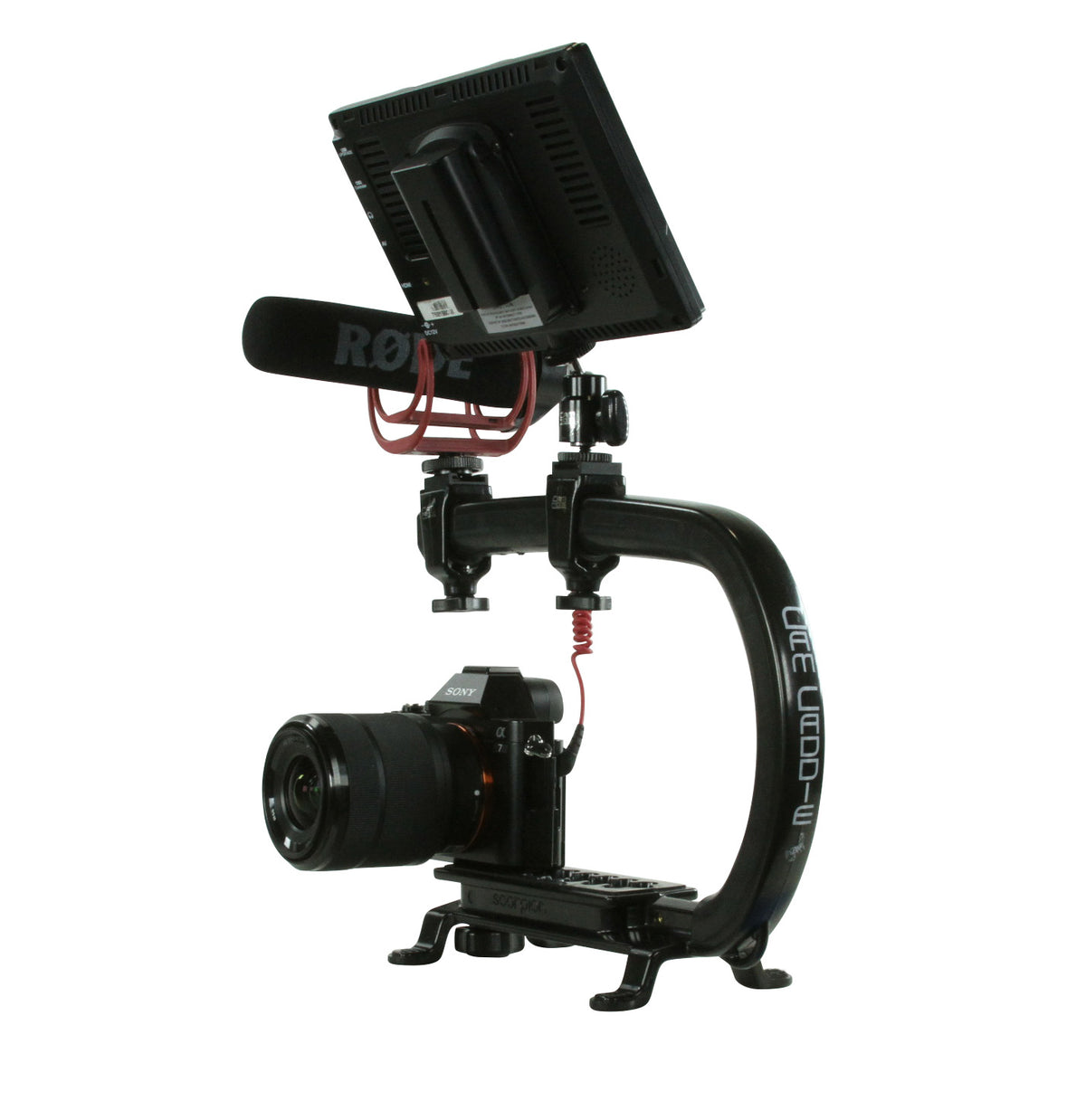 Cam Caddie Scorpion MAX Edition Universal Stabilzing Camera Handle - Includes 2 Accessory Shoes - Cam Caddie - The Original Universal Stabilizing Camera Handle
