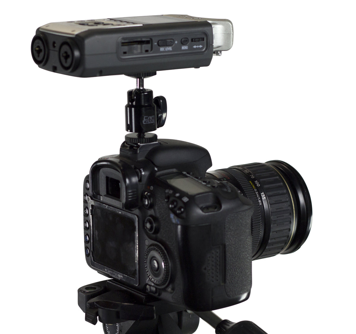 Cam Caddie Mini Ball Head 1/4&quot;-20 Camera Stabilizer Accessory Mount - Cam Caddie - The Original Universal Stabilizing Camera Handle