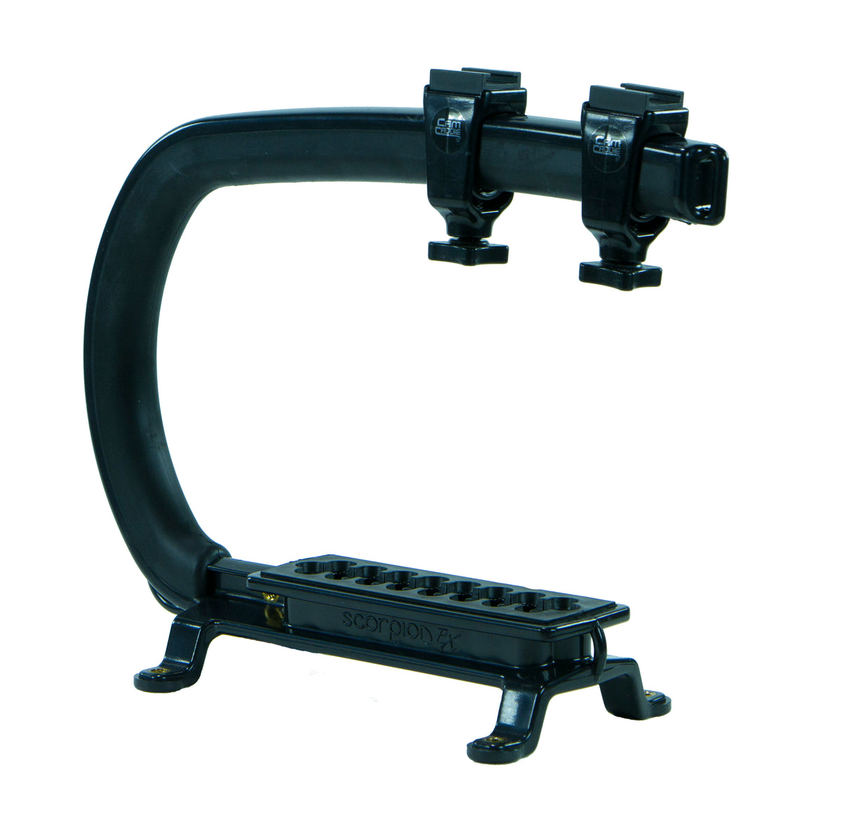 Cam Caddie Scorpion MAX Edition Universal Stabilzing Camera Handle - Includes 2 Accessory Shoes - Cam Caddie - The Original Universal Stabilizing Camera Handle
