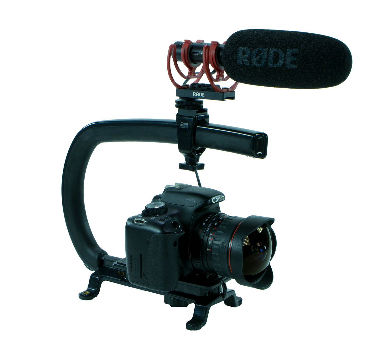 Scorpion - Skateboard Camera Setup DSLR Mirrorless Handle Hand Grip - CamCaddie.com