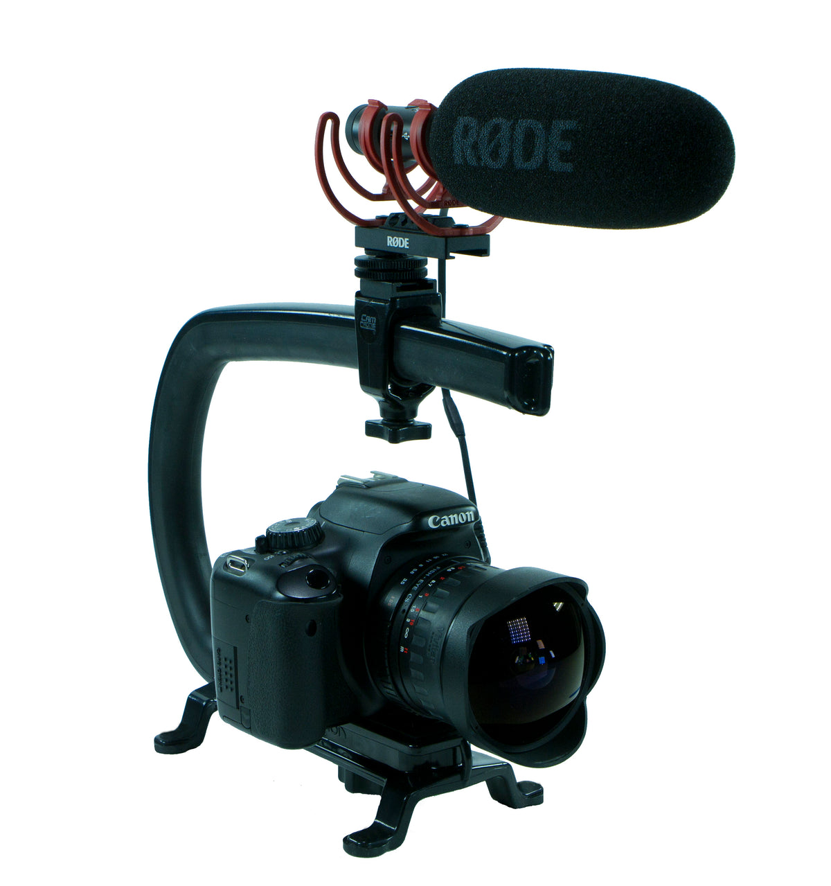 Scorpion - Skateboard Camera Setup DSLR Mirrorless Handle Hand Grip - CamCaddie.com