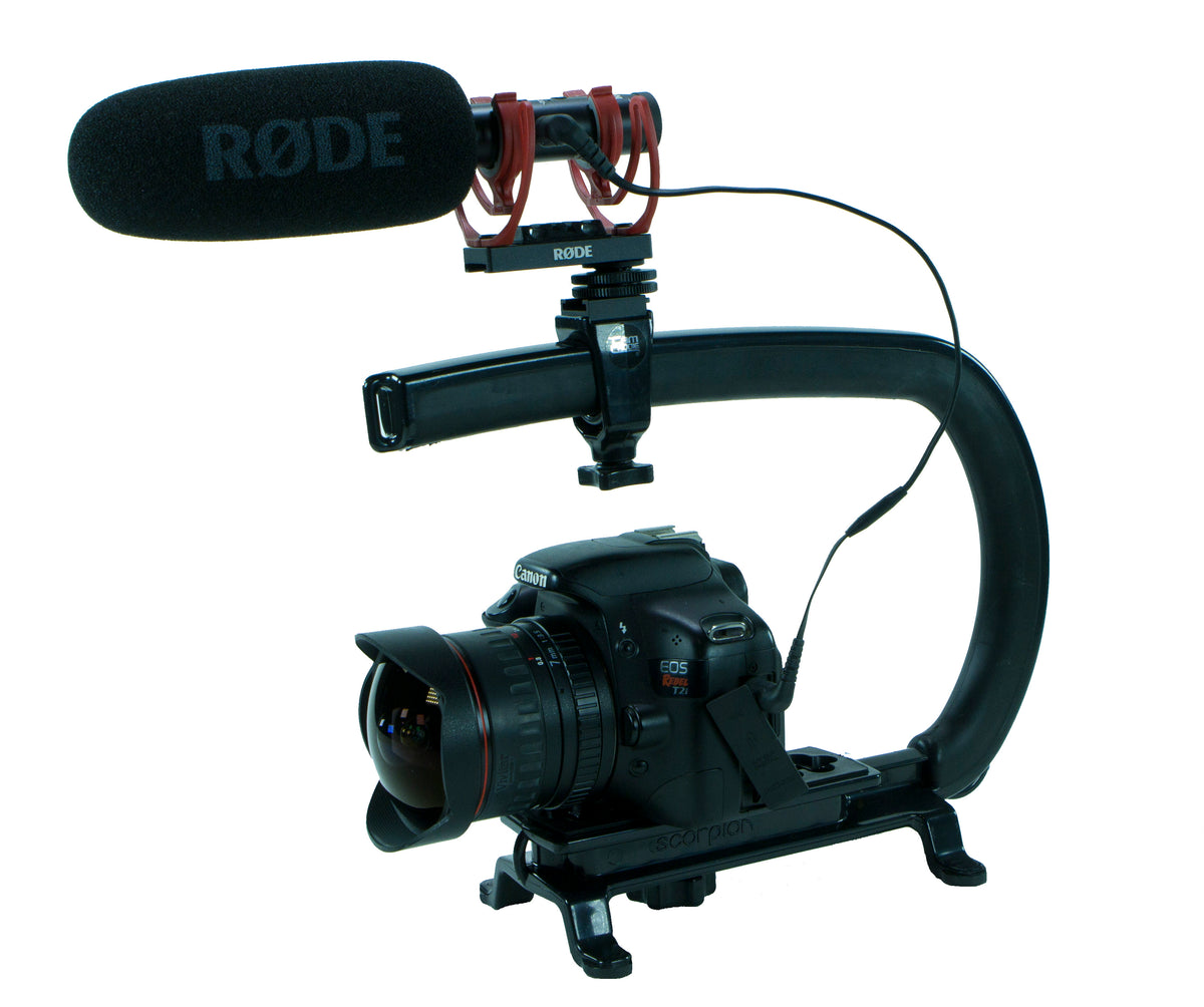 Scorpion - Skateboard Camera Setup DSLR Mirrorless Handle Hand Grip - CamCaddie.com