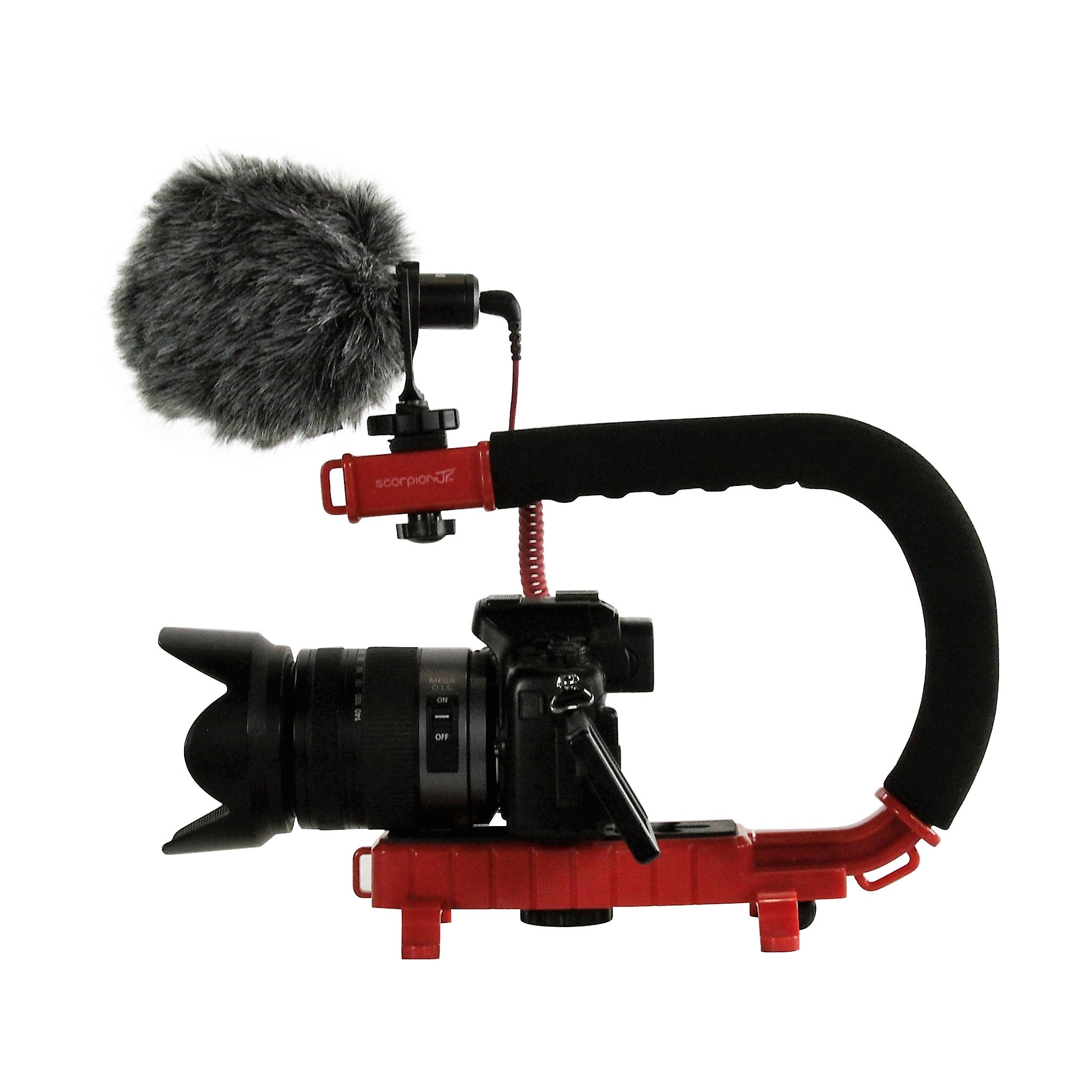 Cam Caddie Scorpion EX + RODE VideoMic GO II Microphone Camera Stabili 
