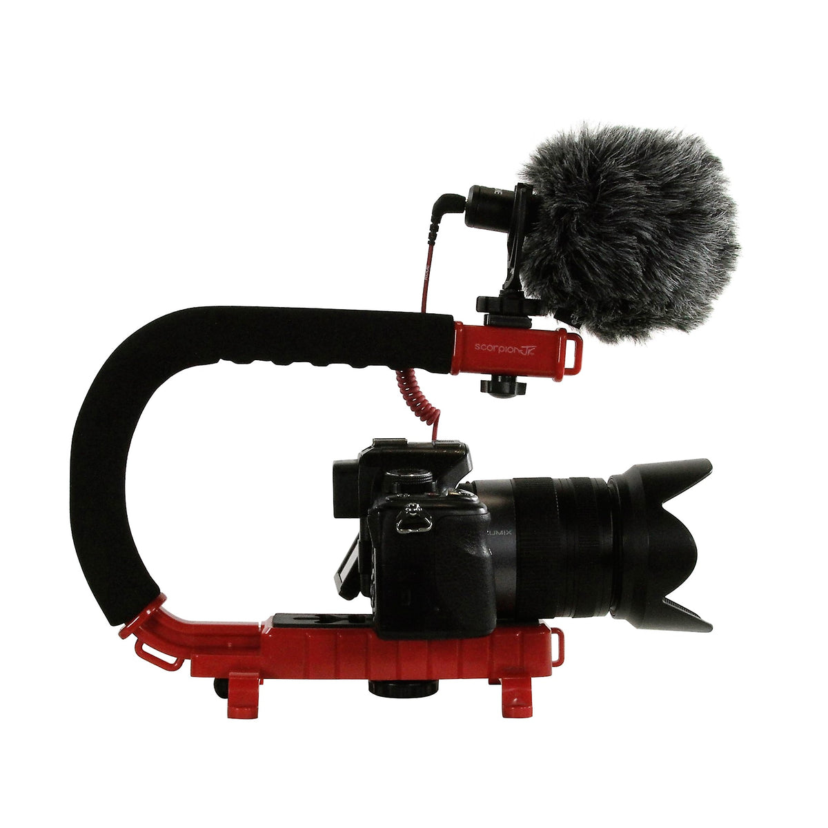 Cam Caddie Scorpion JR + RODE VideoMicro Camera Stabilizer/Microphone Bundle - Cam Caddie - The Original Universal Stabilizing Camera Handle