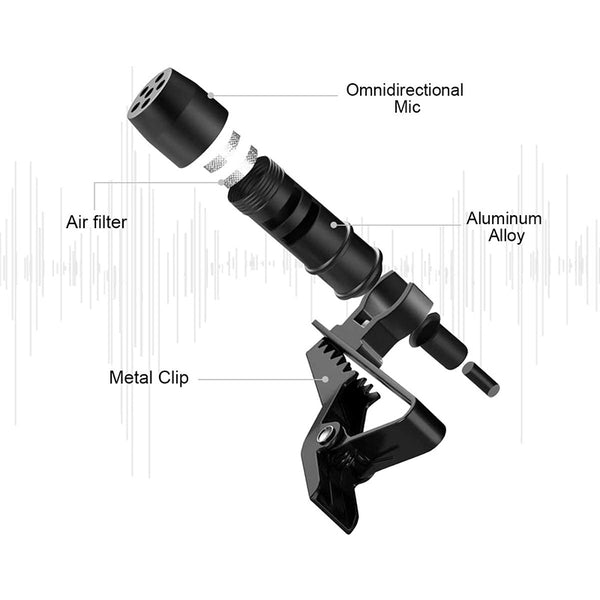 Micrófono Lavalier Solapa Lightning Con Entrada P/audifono – CASESHOPCL
