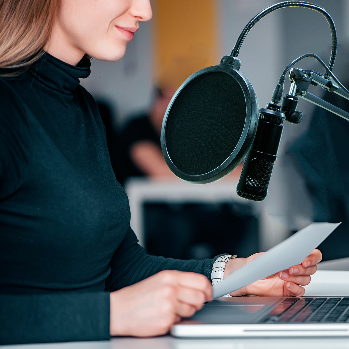 VEYDA USB Condenser Microphone - Professional Grade Plug &amp; Play Desktop Cardioid Condenser Mic with Boom Arm and Shock Mount for Home Studios/Podcast - CamCaddie.com