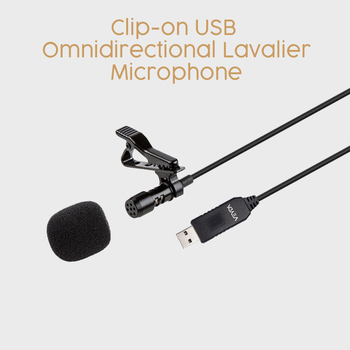 VEYDA VD-LU1 USB LAVALIER  MICROPHONE - CamCaddie.com