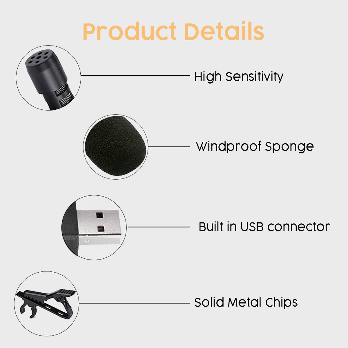 VEYDA VD-LU2 DUAL HEAD LAV MIC - CamCaddie.com