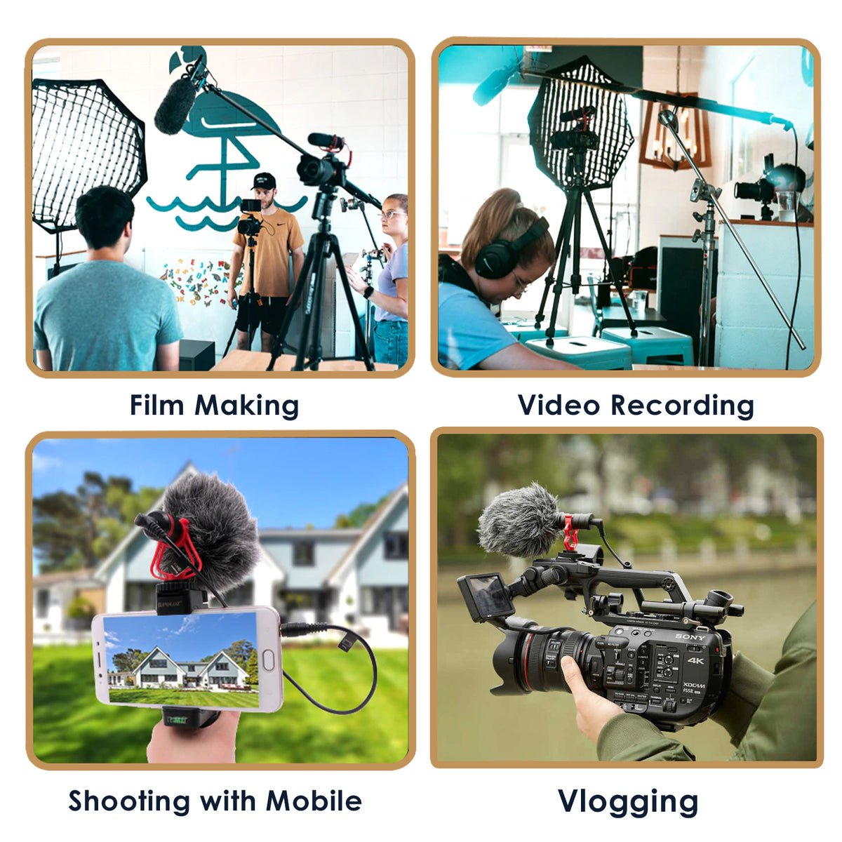 VEYDA VD-SG1 Universal Shotgun Microphone - CamCaddie.com