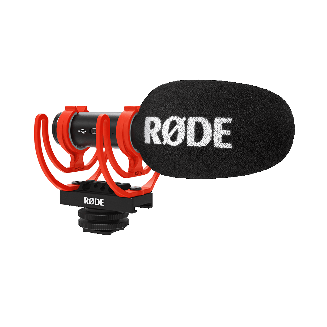 Rode VideoMic GO II Ultracompact Analog/USB Camera-Mount Shotgun Microphone - CamCaddie.com